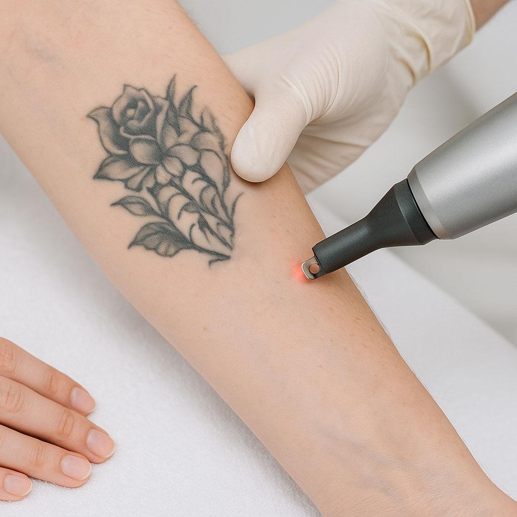 Karel Gruyaert Pico Laser Tattoo verwijderen - AI generated